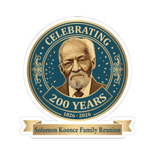 Load image into Gallery viewer, Kiss-Cut Stickers - Solomon Koonce Family Reunion
