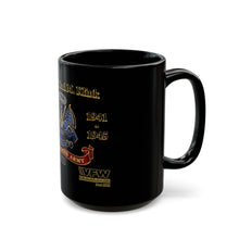 Load image into Gallery viewer, Black Mug  (15oz) - SSG - Carl M. Klink - Veteran tribute in 3D enhanced
