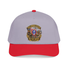 Load image into Gallery viewer, Mid Profile Baseball Cap - Army - 442nd Airborne Infantry Regimental Combat Team - 3D - Enhanced with EUR WWII SVC
