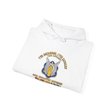 Load image into Gallery viewer, Hoodie – Army - 7th Squadron - 17th Cavalry - 4th ID - Vietnam Vet w SVC Ribbon - 3D X 300
