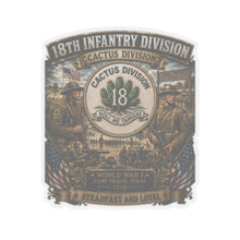Load image into Gallery viewer, 18th Infantry Division Division Collage 3D Kiss-Cut Sticker

