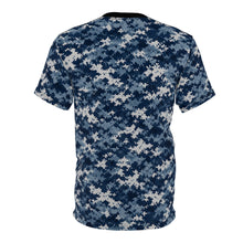 Load image into Gallery viewer, AOP - Navy Camouflage Pattern
