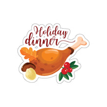Load image into Gallery viewer, Die-Cut Stickers - Holiday Dinner
