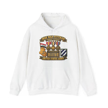 Load image into Gallery viewer, Hoodie – Army - Iraq War Veteran - Ribbon Bar - Map - SSI - 3rd Infantry Division - 3D - Enhanced
