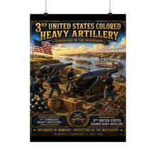 Load image into Gallery viewer, 1st Mississippi Infantry (African Descent) Tribute Matte Poster - "Battle of Milliken's Bend" June 7, 1863
