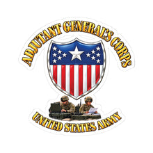 Load image into Gallery viewer, Kiss-Cut Stickers - Army - Adjutant General's Corps - Tactical - 3D - Enhanced
