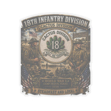 Load image into Gallery viewer, 18th Infantry Division Division Collage 3D Kiss-Cut Sticker
