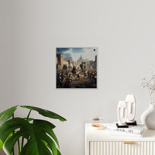 Load image into Gallery viewer, Acrylic Wall Art Panel - Hannibal Battling the Roman Legions as he Enters Rome
