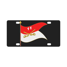 Load image into Gallery viewer, Army - 11th Armored Cavalry Regiment Guidon w staff Waving Classic License Plate
