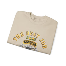 Load image into Gallery viewer, Crewneck Sweatshirt - Airborne Ranger - Best Job I ever Had - 3D - Enhanced
