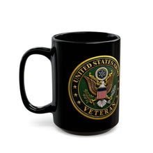 Load image into Gallery viewer, Black Mug  (15oz) - Army - US Army Veteran - 3D - Enhanced
