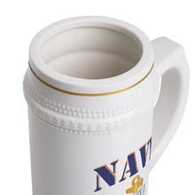 Load image into Gallery viewer, United States Army Navy Retired Beer Stein - Military Veteran Stein Mug
