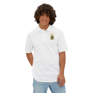 Men's Piqué Polo - Master Sergeant - MSG - Combat Veteran