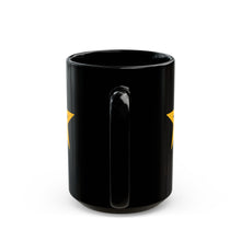 Load image into Gallery viewer, Black Mug (11oz, 15oz) - Army Star W Us Army
