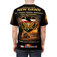 Load image into Gallery viewer, Operation New Dawn Tribute Tee — "End of Mission: Iraq Sept 1, 2010–Dec 15, 2011"
