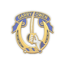 Load image into Gallery viewer, Kiss-Cut Stickers - Army - DUI - 7th Cavalry Regiment wo txt - 3D - Enhanced

