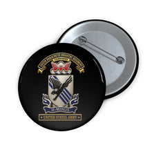 Load image into Gallery viewer, Custom Pin Buttons - Army - 505th Parachute Infantry Regiment (PIR) - DUI - United States Army - 3D - Enhanced
