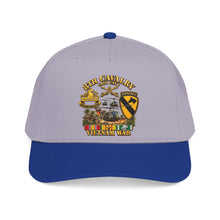 Load image into Gallery viewer, Mid Profile Baseball Cap - Army - 8th Cavalry (Air Cav) - 1st Cav Division w VN SVC - 3D - Enhanced
