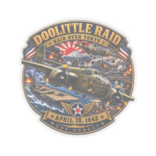 Load image into Gallery viewer, Kiss-Cut Stickers - Army Air Corps - Doolittle Raid US Hornet Attack Tokyo Japan - Apr 18, 1942 - WWII
