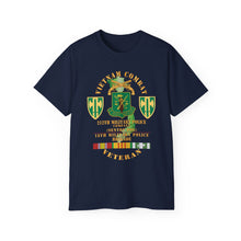 Load image into Gallery viewer, Unisex Ultra Cotton Tee - Army - Vietnam Combat Veteran w 212th Military Police Company - 18th MP Bde SSI - VN SVC X 300
