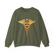 Load image into Gallery viewer, Crewneck Sweatshirt - Army Medical Corps Branch Insignia - 3D - Enhanced
