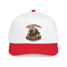 Load image into Gallery viewer, Mid Profile Baseball Cap - Army - Buffalo Soldiers in Iraq - OIF - Cavalrymen at War  w IRAQ SVC - 3D - Enhanced
