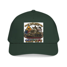 Load image into Gallery viewer, Mid Profile Baseball Cap - Army - 761st Tank Battalion - Black Panthers - w Tank w - KITT SSI WWII  EU SVC - 3D - Enhanced
