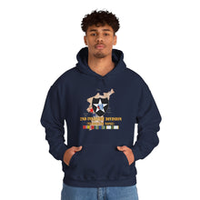 Load image into Gallery viewer, Hoodie – Army - Korea Map - 2nd Infantry Div - Second to None w SVC X 300
