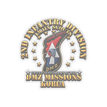 Load image into Gallery viewer, Kiss-Cut Stickers - Army - 2nd Infantry Division - ImJin Scout - DMZ Missions - 3D - Enhanced
