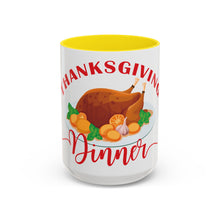 Load image into Gallery viewer, Accent Coffee Mug - Thanksgiving Dinner
