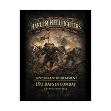 Load image into Gallery viewer, Matte Poster - 369th Infantry Regiment - Harlem Hellfighters charging through chaos
