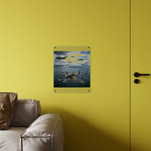 Load image into Gallery viewer, Acrylic Wall Art Panel - British and German aircraft during the Battle of Britain
