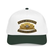 Load image into Gallery viewer, Mid Profile Baseball Cap - USCG - Tactical Law Enforcement w txt - 3D - Enhanced

