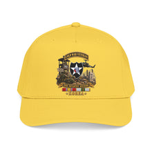 Load image into Gallery viewer, Mid Profile Baseball Cap - Army - 2nd Infantry Division w Br - Ribbon COLD WAR Vet Tab - Korea - 3D - Enhanced
