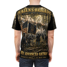 Load image into Gallery viewer, Union Forces - Hazen's Brigade- The Attack at Pickett's' Mill Tribute Tee — 27 May 1864, Dallas Georgia

