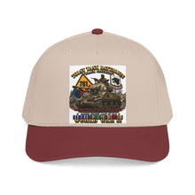 Load image into Gallery viewer, Mid Profile Baseball Cap - Army - 761st Tank Battalion - Black Panthers - w Tank w - KITT SSI WWII  EU SVC - 3D - Enhanced
