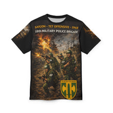 Load image into Gallery viewer, 18th Military Police Brigade Tet 1968 Tribute Tee — "Taking Back Control"
