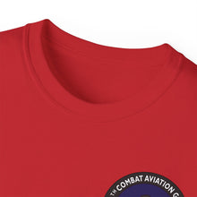 Load image into Gallery viewer, Unisex Ultra Cotton Tee - Vietnam Combat Aviation Vet w Air Crew Badges - 12th Combat Aviation Group - Black Jack No2 - Sgt Howard Meyers - 1968-1969 SVC X 300
