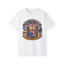 Load image into Gallery viewer, Unisex Ultra Cotton Tee - Emblem - We Will Always Remember - They Gave Everything - 3D - Enhanced
