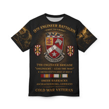 Load image into Gallery viewer, 9th Engineer Battalion Cold War Tribute Tee — Aschaffenburg Germany Veteran Army Shirt
