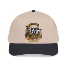 Load image into Gallery viewer, Mid Profile Baseball Cap - Army - 2nd Infantry Division w Br - Ribbon COLD WAR Vet Tab - Korea - 3D - Enhanced
