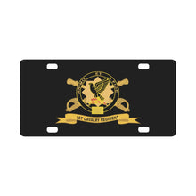 Load image into Gallery viewer, Army - 1st Cavalry Regiment w Br - Ribbon X 300 Classic License Plate
