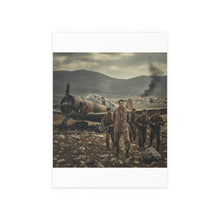 Load image into Gallery viewer, Indoor and Outdoor Silk Posters - U.S. Air Force officer - Captured, KIA, Communist Guerrillas - AT-6 Shotdown - Cold War
