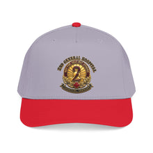 Load image into Gallery viewer, Mid Profile Baseball Cap - 2nd General Hospital - Landstuhl Germany - Black - 3D - Enhanced
