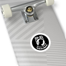 Load image into Gallery viewer, Round Stickers, Indoor\Outdoor POW/MIA Stickers POWS Never Have a Nice Day
