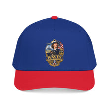 Load image into Gallery viewer, Mid Profile Baseball Cap - WAVES - Women Accepted for Volunteer Emergency Service WWII - 3D - Enhanced
