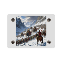 Load image into Gallery viewer, Acrylic Wall Art Panel - Hannibal Crossing the Alps to Atttack Rome
