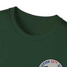 Load image into Gallery viewer, Unisex Ultra Cotton Tee - Vietnam Combat Aviation Vet w Air Crew Badges - 12th Aviation Group - Vietnam - SSI - Sgt Howard Meyers - 1968-1969 SVC X 300

