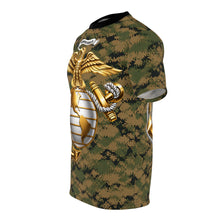 Load image into Gallery viewer, AOP - USMC Camouflage Pattern w Eagle Globe Anchor
