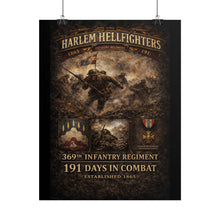 Load image into Gallery viewer, Rolled Posters - 369th Infantry Regiment - Assault across No Man's Land - WWI
